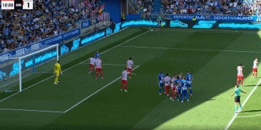 半场：马竞1-1阿拉维斯，朱利亚诺-西蒙尼破门，瑟洛特送点