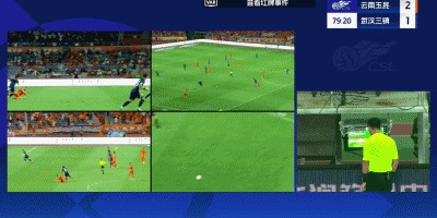 中超战报：罗竞世界波，李松益自摆乌龙，云南玉昆2-1武汉三镇